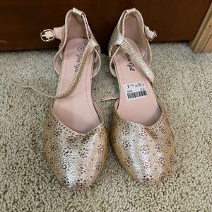 Kids Rose Gold Heels